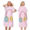 LOMTRATS Quick Dry Surf Poncho Changing Towel Robe Hoodie for Adults Men Women,Swimming Beach Surfing Diving Home Hot Springs BathingAdult-L view 1
