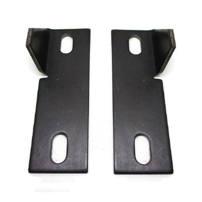 2 Pieces 6 x 2 Steel Weld On Pontoon Boat Trailer Bunk Bolster Frame Supports Left and Right Side Brackets, Pair