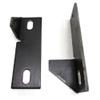 2 Pieces 6 x 2 Steel Weld On Pontoon Boat Trailer Bunk Bolster Frame Supports Left and Right Side Brackets, Pair view 3