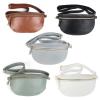 2023 Fashion Korean Edition INS Style Soft Leather Waterproof Small Bag Waist Bag Chest Bag Crossbody Bag Storage Bag Milkywhite view 2