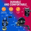 Boat Trailer Winch with Strap Hook, Manual Hand Heavy Duty Winch, One-Speed Ratchet Gear, 1600 lb for Towing Cars, Trucks, and Trailers view 3