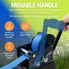 Boat Trailer Winch with Strap Hook, Manual Hand Heavy Duty Winch, One-Speed Ratchet Gear, 2000 lb for Towing Cars, Trucks, and Trailers view 3