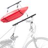 Bike Hoist Pro Ceiling Bike Rack by Delta Cycle - Pre-Assembled Bike Hangers for Garage Holds Up to 100 lbs - Auto-Locking Pulley - Fully Adjustable for Any Bicycle, Kayak Hoist, Or Canoe Hoist view 1