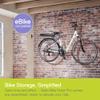 Bike Hoist Pro Ceiling Bike Rack by Delta Cycle - Pre-Assembled Bike Hangers for Garage Holds Up to 100 lbs - Auto-Locking Pulley - Fully Adjustable for Any Bicycle, Kayak Hoist, Or Canoe Hoist view 2