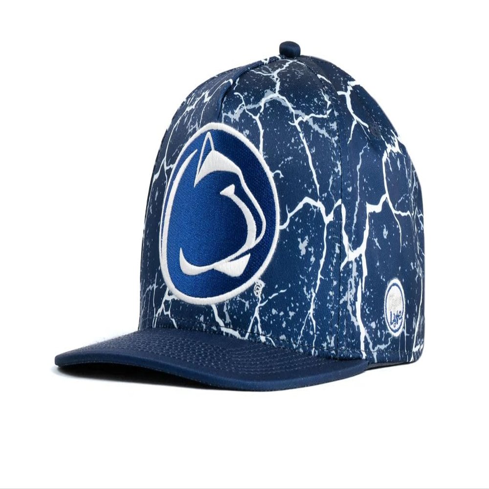 Dyme Lyfe Mens Penn State Storm Snapback Hat OSFM Navy