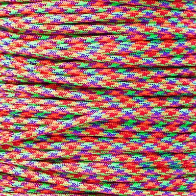 Paracord Planet Halloween Themed 550 Paracord - Mil Spec Type III 4 Millimeters Diameter - Creepy Crawly (1000 Feet)