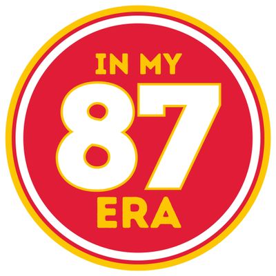 Chief Fan in My 87 Era Magnet Football Team Accessories, 5 Inches