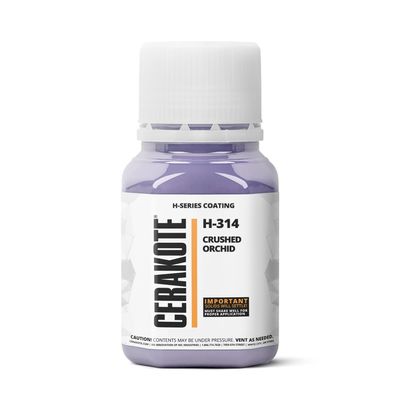 CERAKOTE (Oven Cure) H-Series Crushed Orchid [ 4oz ] H-314T -Our Ceramic Technology Combines Performance with Color on All- Metals, Polymers + More - (Part B) Included