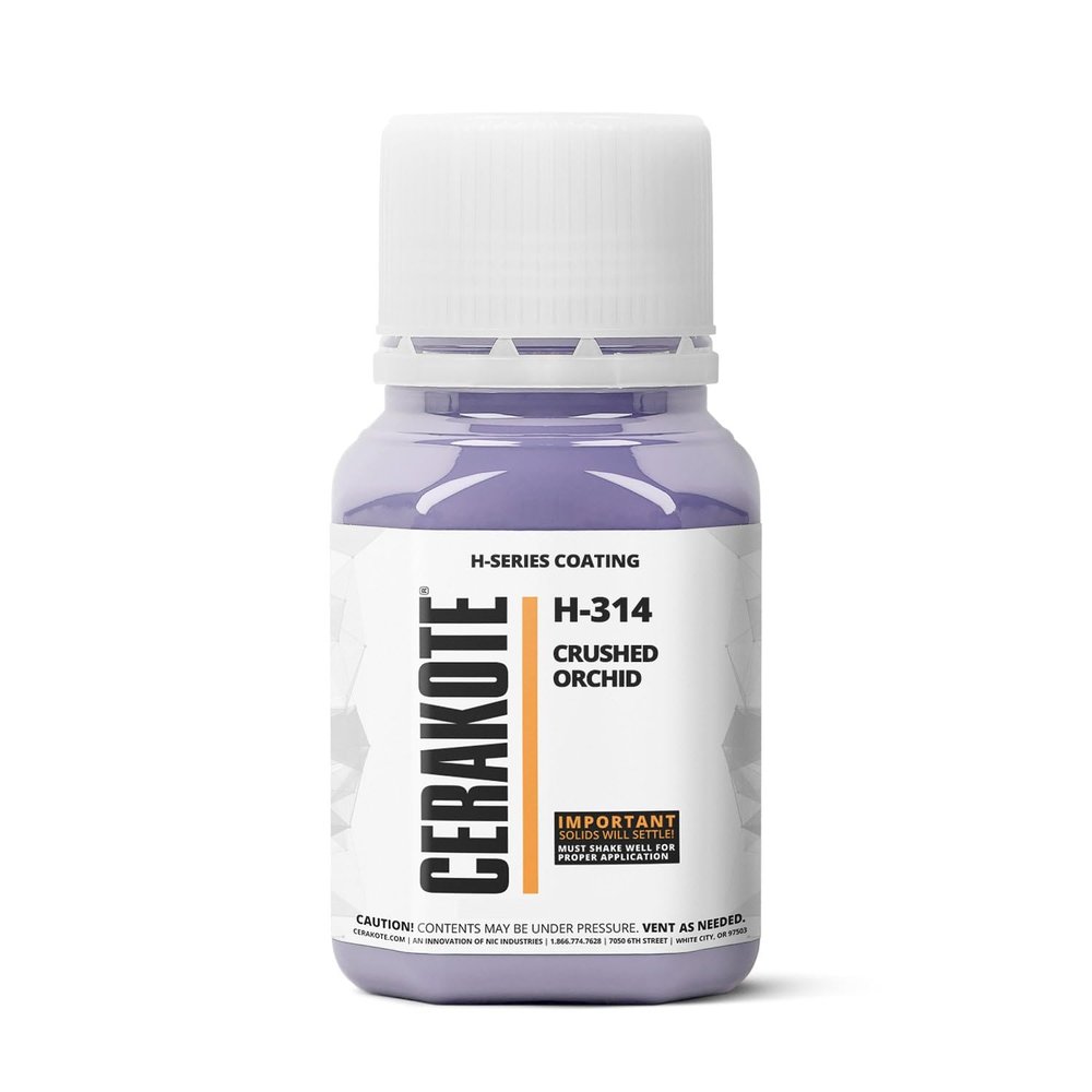 CERAKOTE (Oven Cure) H-Series Crushed Orchid [ 4oz ] H-314T -Our Ceramic Technology Combines Performance with Color on All- Metals, Polymers + More - (Part B) Included