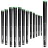 [DragonSkinGrip Golf] Green Cap Calm Standard [60 Round, Black] 13 Pack - Patented the blocked pattern design with the 3D CAD | TPC-Infused for Ultimate Softness | All-Weather Performance | Ergonomic Convex Butt End | Anti-Slip Dragon Scale Texture | view 2