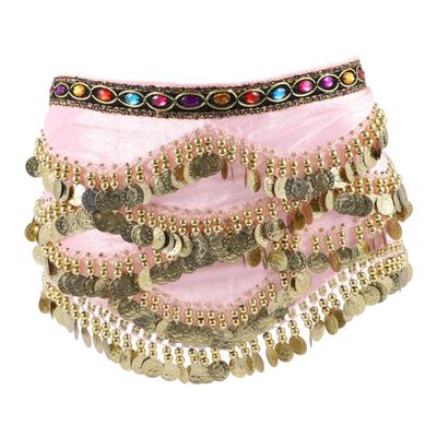 BUTIFULSIC 1 Pc Hip Skirt Tassel Scarf Sequin wrap Boho Belly Skirt Women Belly Dancing Belt wrap Coins s Wrap Short s for Women Fitness Bohemian Dress