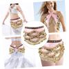 BUTIFULSIC 1 Pc Hip Skirt Tassel Scarf Sequin wrap Boho Belly Skirt Women Belly Dancing Belt wrap Coins s Wrap Short s for Women Fitness Bohemian Dress view 2