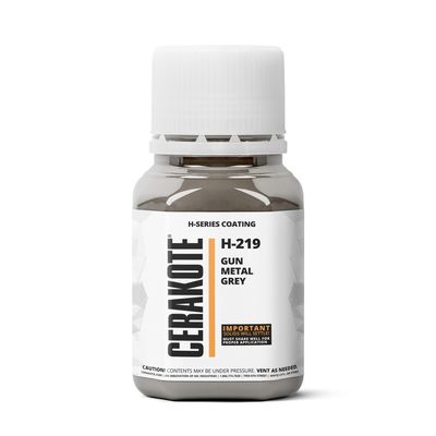 CERAKOTE (Oven Cure) H-Series Gun Metal Grey [ 4oz ] H-219T -Our Ceramic Technology Combines Performance with Color on All- Metals, Polymers + More - (Part B) Included