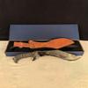 SV 0185 Handmade cast Manganese Steel 52HRC Machete with Sharp Edge, Full Tang, Outdoor, Hunting, Camping, Hiking, Survival, Leather Sheath, 19.7 inches view 3