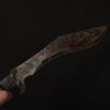 SV 0185 Handmade cast Manganese Steel 52HRC Machete with Sharp Edge, Full Tang, Outdoor, Hunting, Camping, Hiking, Survival, Leather Sheath, 19.7 inches view 4