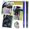[DragonSkinGrip Golf] Green Cap Calm Standard [58 Round, Black] 13 Pack- Patented the blocked pattern design with the 3D CAD | TPC-Infused for Ultimate Softness | All-Weather Performance | Ergonomic Convex Butt End | Anti-Slip Dragon Scale Texture |  view 4