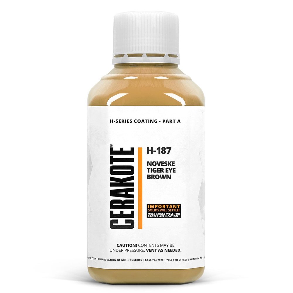 CERAKOTE H-Series Ceramic Coating, Tiger Eye Brown, 32 oz, H-187Q