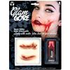 Black Dahlia Glam Gore FX Transfer Kit - Ultra Realistic 3D Prosthetic Makeup for Halloween, Horror Movie Effects, and Cosplay - Latex Free, Easy Application view 1
