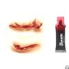 Black Dahlia Glam Gore FX Transfer Kit - Ultra Realistic 3D Prosthetic Makeup for Halloween, Horror Movie Effects, and Cosplay - Latex Free, Easy Application view 2