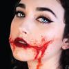 Black Dahlia Glam Gore FX Transfer Kit - Ultra Realistic 3D Prosthetic Makeup for Halloween, Horror Movie Effects, and Cosplay - Latex Free, Easy Application view 3