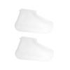 GOOHOCHY Silicone Outdoor Shoe Covers Portable Rain Slip Shoe Covers for Men and Women White Durable Rain Shoe Covers for Outdoor Protection view 1