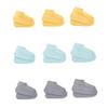 GOOHOCHY Silicone Outdoor Shoe Covers Portable Rain Slip Shoe Covers for Men and Women White Durable Rain Shoe Covers for Outdoor Protection view 4