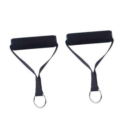 Adjustable Elastic Exercise Strength Handle Fitness Grip Handle Ring Cable Rope for Gym Equipment Style