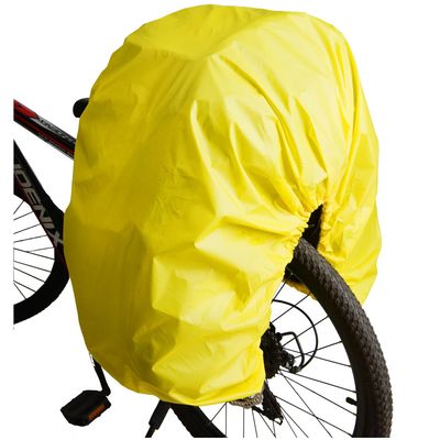 VAOLOAV Bike Saddle Bag Rain Cover 100L Bike Pannier Rack Bag Rain Cover Yellow