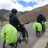 VAOLOAV Bike Saddle Bag Rain Cover 100L Bike Pannier Rack Bag Rain Cover Yellow view 3