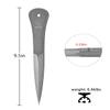 WICING 9.5 Inch Throwing Spikes - 0.236" Thick Full Tang Design, with Nylon Sheaths for Recreation and Competition - 3 Pack view 2
