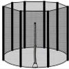 MDybf 16 Foot Jumping Net Replacement Net with Zipper, Suitable for Circular Trampoline Easy to Assemble, Only Net view 1