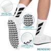MENDENG White Soccer Socks Youth Socks Men Non Slip Socks Womens py Hiking Football Accessories Basketball Hockey Athletic Training Socks view 2