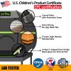 Cylivolk 7FT Trampoline for Kids, Heavy Duty Recreational Trampolines Toddler Trampoline with Enclosure Net Ladder Indoor Outdoor Trampolin CPC Approved view 2