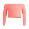Phoeswan Kids Girl's Ballet Sweater, Soft Warm Up Active Sweater, Pullover Dance Sweater for Leotards (Lotus 4-5T) view 4