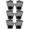 BESPORTBLE 3pcs Non- Half Finger Workout Gloves Comfortable Knitted Cotton Gloves for Yoga Sports Fitness Breathable Design for Various Occasions Black view 1