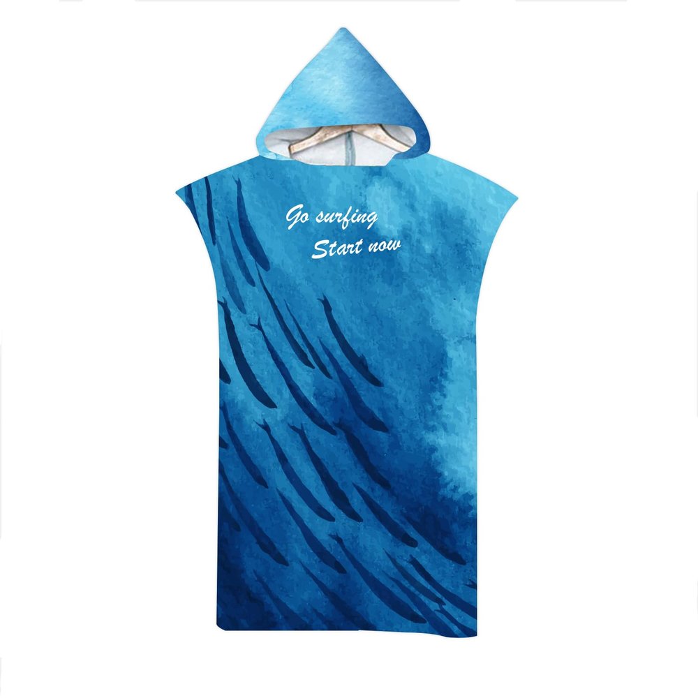 LOMTRATS Quick Dry Surf Poncho Changing Towel Robe Hoodie for Men Women,Swimming Beach Surfing Diving Home Hot Springs BathingAdult-M
