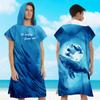 LOMTRATS Quick Dry Surf Poncho Changing Towel Robe Hoodie for Men Women,Swimming Beach Surfing Diving Home Hot Springs BathingAdult-M view 3