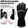 Rabbitroom USB Heated Gloves for Women Electric Touchscreen Waterproof Heated for Raynauds Arthrithis Hand Warmer Rechargeable Winter Ski Work Design Winter Gift for Indoor and Outdoor(Large) view 2