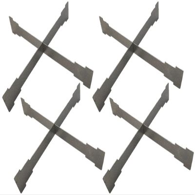 Branded Boards | Made in USA | Portable Campfire Trivet Grate | Use Under Can to Protect Table | Use on Top of Can as Stove Grate Cook Top | Food Grade Stainless Steel | Compact & Lightweight (4-Pack)