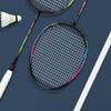 YAKS 4U4G Professional Carbon Fiber Badminton Racket - Durable & Lightweight Black&Blue view 4
