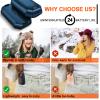 2 Pack AI Hand Warmers Rechargeable, Electric Hand Warmer Reusable, USB Handwarmers, Outdoor/Indoor/Golf/Camping/Hunting/Watch Football/Baseball/Warm Gifts for Men Women Kid Birthday view 3