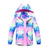 Kids Girls Hooded Rain Jackets Waterproo Rain coats Packable Windbreaker for Kids Lightweight (Purple, 4-5 Years) view 1