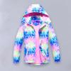 Kids Girls Hooded Rain Jackets Waterproo Rain coats Packable Windbreaker for Kids Lightweight (Purple, 4-5 Years) view 2
