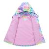 Kids Girls Hooded Rain Jackets Waterproo Rain coats Packable Windbreaker for Kids Lightweight (Purple, 4-5 Years) view 4