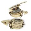 Solid Brass British Prismatic Engineer's WW2 Compass Replica | Antique Nautical British Prismatic Military Vintage Pocket Compass | Army Officer Gift view 1