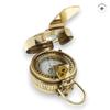Solid Brass British Prismatic Engineer's WW2 Compass Replica | Antique Nautical British Prismatic Military Vintage Pocket Compass | Army Officer Gift view 3
