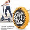 8. 5 Inch Electric Scooter Rear Wheel with 120MM Disc Brake Replacement Set for Scooter Replacement Wheels Scooter tires (Color : Red) view 4