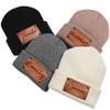 Custom Baby Beanie Knit Toddler Hat with Name Personazlied Toddler Winter Warm Hat for Chritmas Gift (Beanies) view 1