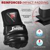 Xinluying MMA Gloves Punch Bag Training Martial Arts Sparring Grappling Kickboxing Muay Thai Boxing Gloves, Thickened Knuckle PadsWiden The WristbandFingerless Rub Resistance Mitts for Men Women view 2