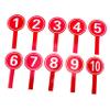 NOLITOY 40pcs Handheld Scoring Boards for Voting and Competitions Lightweight and Portable Score Paddles for Classrooms Sports Events and Parties view 3
